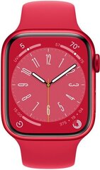 Apple Watch Series 8 GPS 45mm (PRODUCT)RED alumiinikuori ,(PRODUCT)RED urheiluranneke - MNP43 hinta ja tiedot | Apple Älykellot ja aktiivisuusrannekkeet | hobbyhall.fi