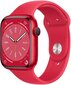 Apple Watch Series 8 GPS 45mm (PRODUCT)RED alumiinikuori ,(PRODUCT)RED urheiluranneke - MNP43 hinta ja tiedot | Älykellot | hobbyhall.fi