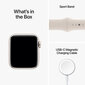 Apple Watch SE GPS + Cellular 44mm Starlight Aluminium Case with Starlight Sport Band - Regular 2nd Gen - MNPT3EL/A hinta ja tiedot | Älykellot | hobbyhall.fi