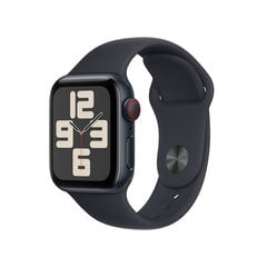 Apple Watch SE GPS + Cellular 40mm Midnight Aluminium Case with Midnight Sport Band - Regular 2nd Gen - MNPL3EL/A hinta ja tiedot | Älykellot | hobbyhall.fi