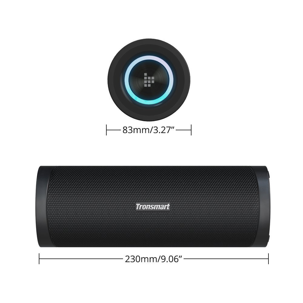 Tronsmart T6 Pro 45W Bluetooth 5.0 langaton kaiutin LED 448105, musta hinta ja tiedot | Kaiuttimet | hobbyhall.fi