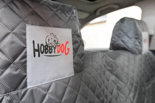 Turvaistuimen päällinen Hobbydog Standard, harmaa, 190x140 cm hinta ja tiedot | Koiran matkatarvikkeet | hobbyhall.fi