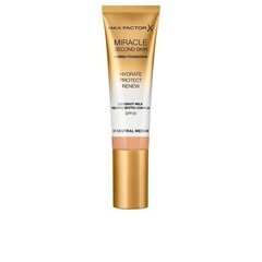 Niisutav jumestuskreem Max Factor Miracle Second Skin SPF20, 30 ml, 07 Neutral Medium hinta ja tiedot | Meikkivoiteet ja puuterit | hobbyhall.fi