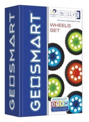 Magneettinen Rakennussetti GeoSmart Wheels, 11 osaa hinta ja tiedot | LEGOT ja rakennuslelut | hobbyhall.fi