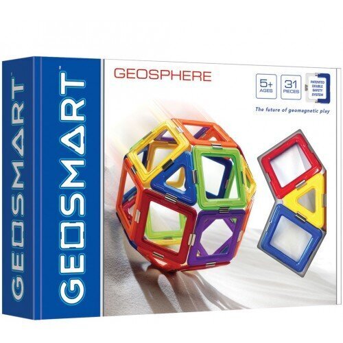 Magneettinen Rakennussetti GeoSmart Wheels , 31 osaa hinta ja tiedot | LEGOT ja rakennuslelut | hobbyhall.fi