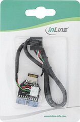 InLine 33446A hinta ja tiedot | Adapterit | hobbyhall.fi