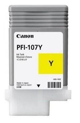 CANON PFI-107 Y Ink tank yellow 130ml hinta ja tiedot | Mustekasetit | hobbyhall.fi