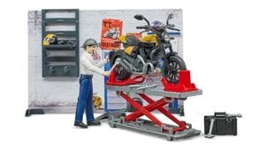 Bruder Scrambler Ducati Full Throttle - Moottoripyörän hoito, 62102. hinta ja tiedot | Poikien lelut | hobbyhall.fi