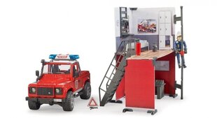 Land Rover Defender Palomies ja paloasema, 62701 hinta ja tiedot | Poikien lelut | hobbyhall.fi