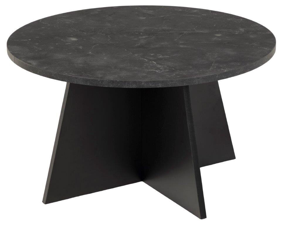 Axis-sohvapöytä, matta musta / marmori hinta 