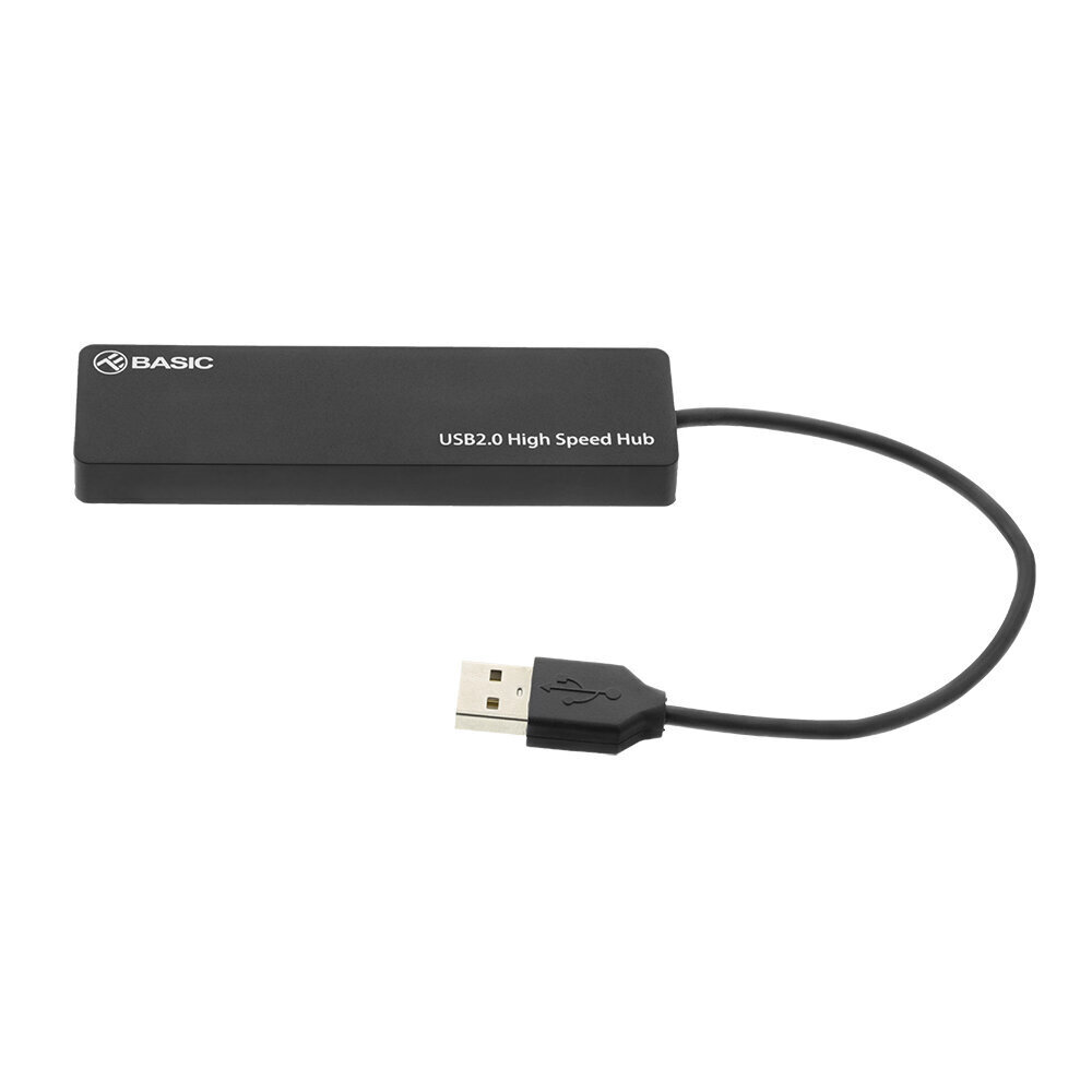 Tellur Basic USB keskitin, 4 porttia, USB 2.0, musta hinta ja tiedot | Adapterit | hobbyhall.fi