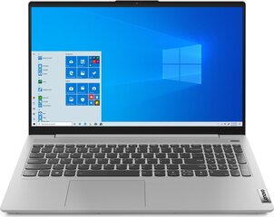 Lenovo IdeaPad 5 15ITL05 i5-1155G7 15.6&#34; FHD IPS 300nits AG 8GB DDR4 3200 SSD512 Intel Iris Xe Graphics Win10 Platinum Grey hinta ja tiedot | Kannettavat tietokoneet | hobbyhall.fi