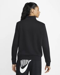 Nike naisten collegepaita NSW CLUB FLC QZ STD, musta hinta ja tiedot | Naisten hupparit, collegepaidat ja villapaidat | hobbyhall.fi