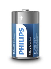 Philips LR20E2B/10 hinta ja tiedot | Paristot | hobbyhall.fi