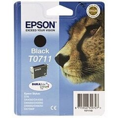Epson T0711 Ink Cartridge, Black hinta ja tiedot | Mustekasetit | hobbyhall.fi