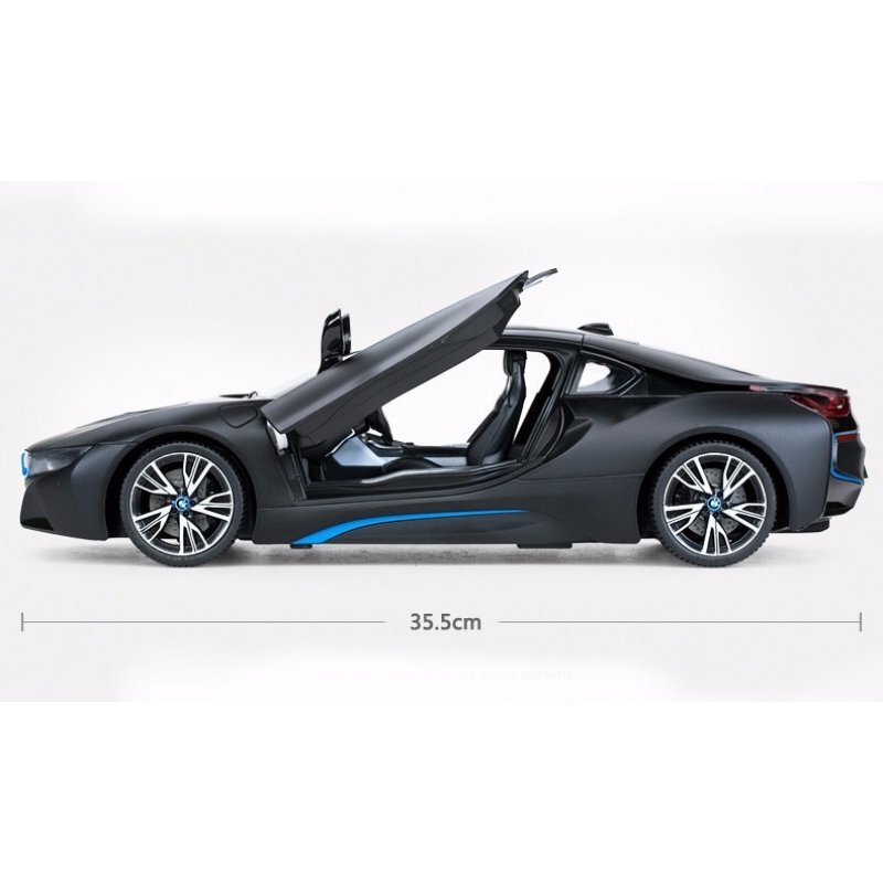 RASTAR kaukoohjattava-auto 1:14 R/C BMW I8, 71010 hinta ja tiedot | Poikien lelut | hobbyhall.fi