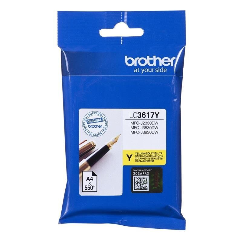 Ink Brother LC3617Y cyan | 550pgs | MFC-J2330DW / MFC-J3530DW / MFC-J3930DW. hinta ja tiedot | Mustekasetit | hobbyhall.fi