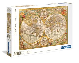 Kartta-palapeli Clementon Ancient Map, 32557, 2000 kpl hinta ja tiedot | Palapelit | hobbyhall.fi