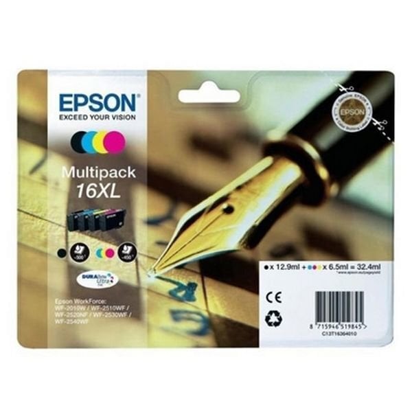 Epson 16XL Multipack Ink Cartridge, Blac hinta ja tiedot | Mustekasetit | hobbyhall.fi