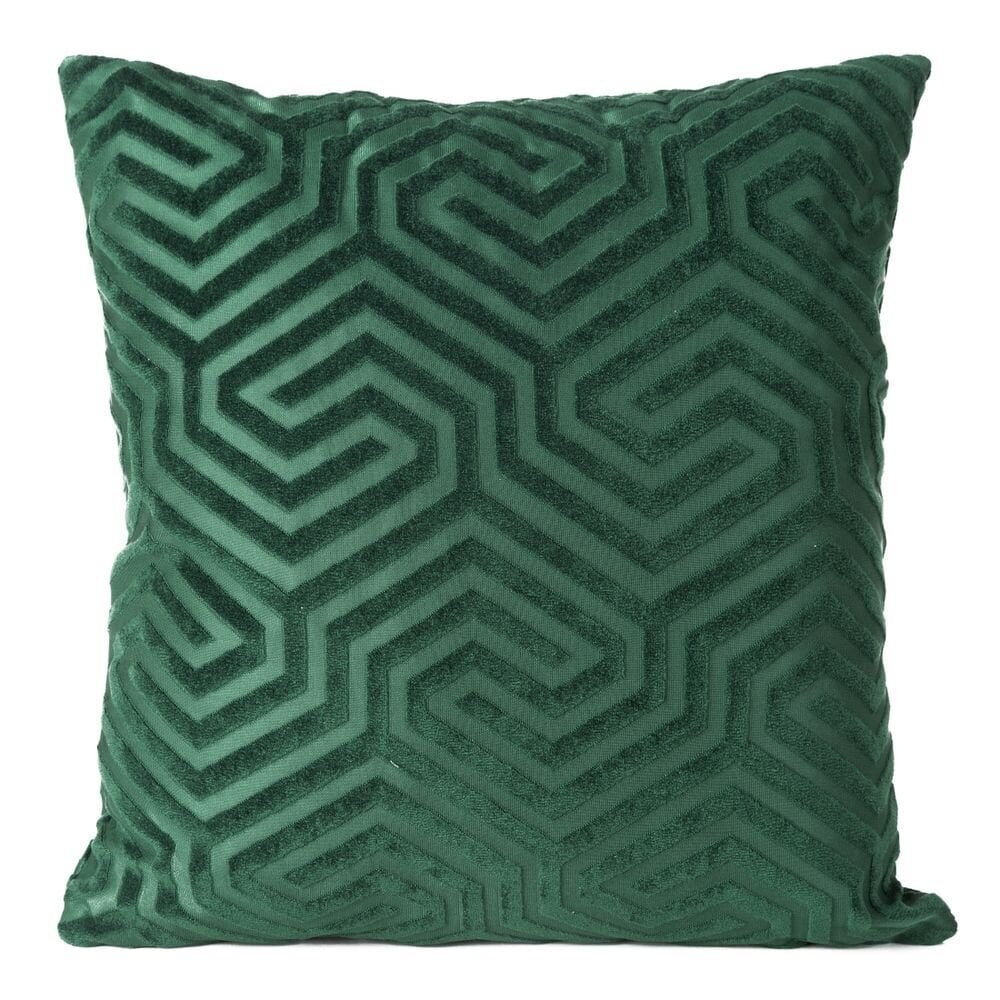 Samettinen tyynyliina, väritykseltään vihreä, 40x40 cm. hinta ja tiedot | Koristetyynyt ja tyynynpäälliset | hobbyhall.fi
