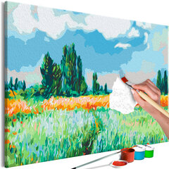 DIY kangas maalaus - Claude Monet: The Wheat Field hinta ja tiedot | Maalaa numeroiden mukaan | hobbyhall.fi