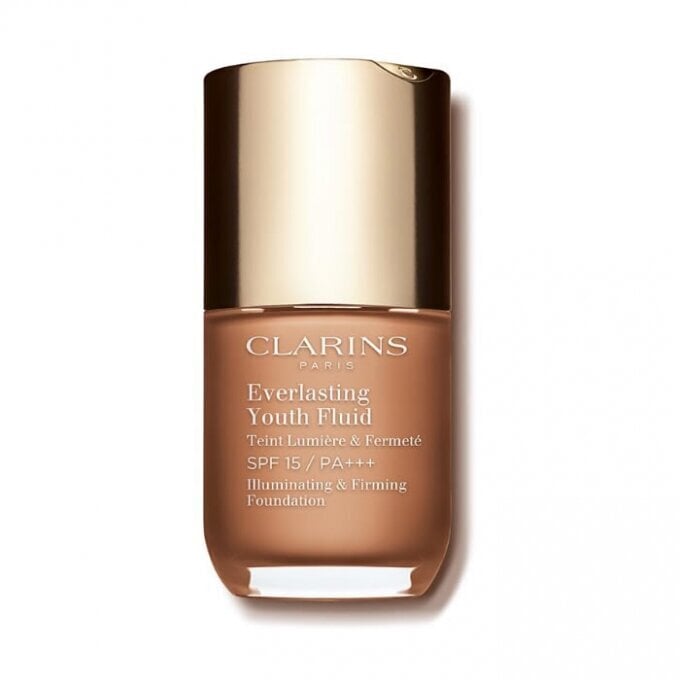 Clarins Everlasting Youth Fluid Foundation - meikkivoide. SPF15. Koko on 30 ml. Väri : 112.3 Santelipuu. hinta ja tiedot | Meikkivoiteet ja puuterit | hobbyhall.fi