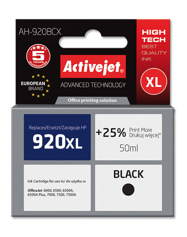 Activejet AH920BCX hinta ja tiedot | Mustekasetit | hobbyhall.fi