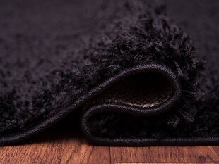 Shaggy - Matto, väriltään musta, 120 x 170 cm. hinta ja tiedot | Isot matot | hobbyhall.fi