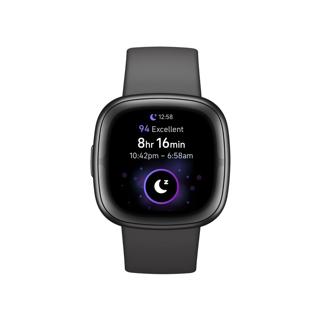 Fitbit Sense 2, Shadow Grey/Graphite FB521BKGB hinta ja tiedot | Älykellot | hobbyhall.fi