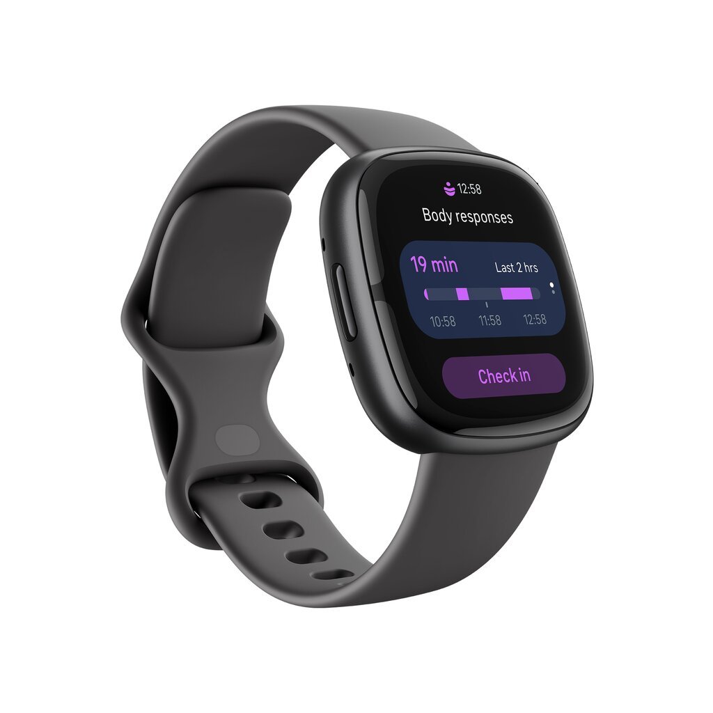 Fitbit Sense 2, Shadow Grey/Graphite FB521BKGB hinta ja tiedot | Älykellot | hobbyhall.fi