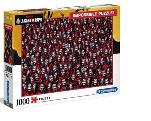 Dėlionė Clementoni La Casa de Papel Impossible 39527, 1000 palaa hinta ja tiedot | Palapelit | hobbyhall.fi