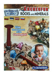 Clementoni Science&Play: kivet ja mineraalit hinta ja tiedot | Kehittävät lelut | hobbyhall.fi