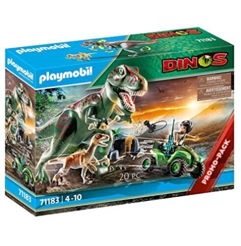 71183 PLAYMOBIL® -leikkisetti T-Rex -hyökkäys hinta ja tiedot | LEGOT ja rakennuslelut | hobbyhall.fi