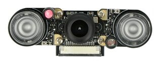 5 Mpx Pi Supply Night Vision Fisheye -kamera Raspberry Pi:lle hinta ja tiedot | Mikrokontrollerit | hobbyhall.fi