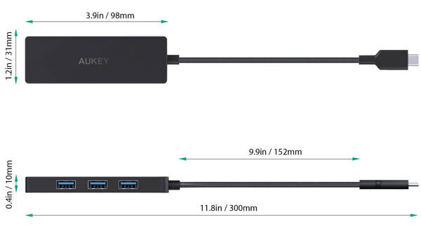 AUKEY CB-C64 hinta ja tiedot | Adapterit | hobbyhall.fi