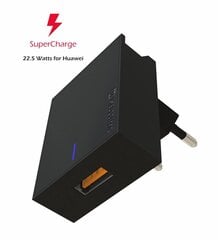 Swissten Premium 22.5W Huawei Super Fast Charge Travel charger 5V / 4.5A (FCP) Black hinta ja tiedot | Puhelimen laturit | hobbyhall.fi