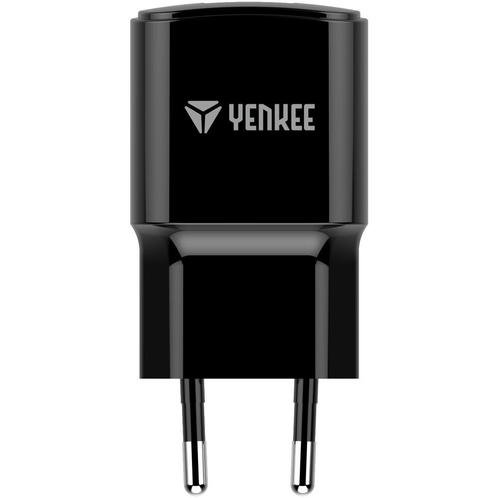 YENKEE laturi, USB-A, 12W + salama 2.4 A, 1m hinta ja tiedot | Puhelimen laturit | hobbyhall.fi