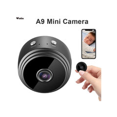 Mini Wifi IP-kamera HD 1080P langaton sisäkamera, jossa on yövalo, 90 asteen kuvauskulma hinta ja tiedot | Ei ole määritelty Kodin turvajärjestelmät | hobbyhall.fi