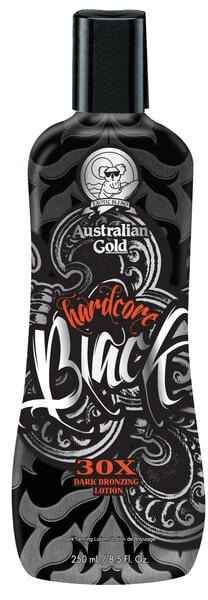 Rusketusvoide Australian Gold Hardcore Black 250 ml