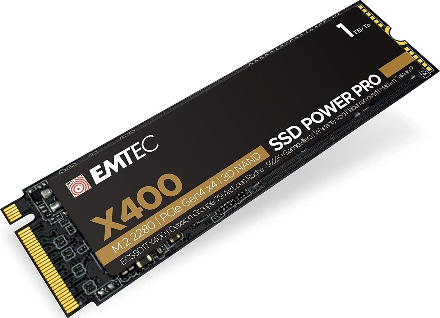 Emtec ECSSD1TX400 hinta ja tiedot | Kovalevyt | hobbyhall.fi