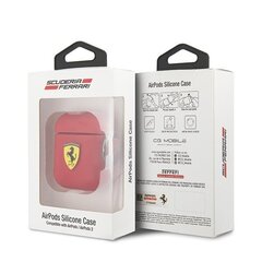 AirPods suojakotelo Ferrari FESACCSILSHRE hinta ja tiedot | Älylaitteiden lisätarvikkeet | hobbyhall.fi