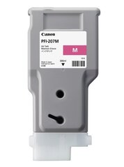 CANON PFI-207 M Ink tank magenta 300ml hinta ja tiedot | Mustekasetit | hobbyhall.fi