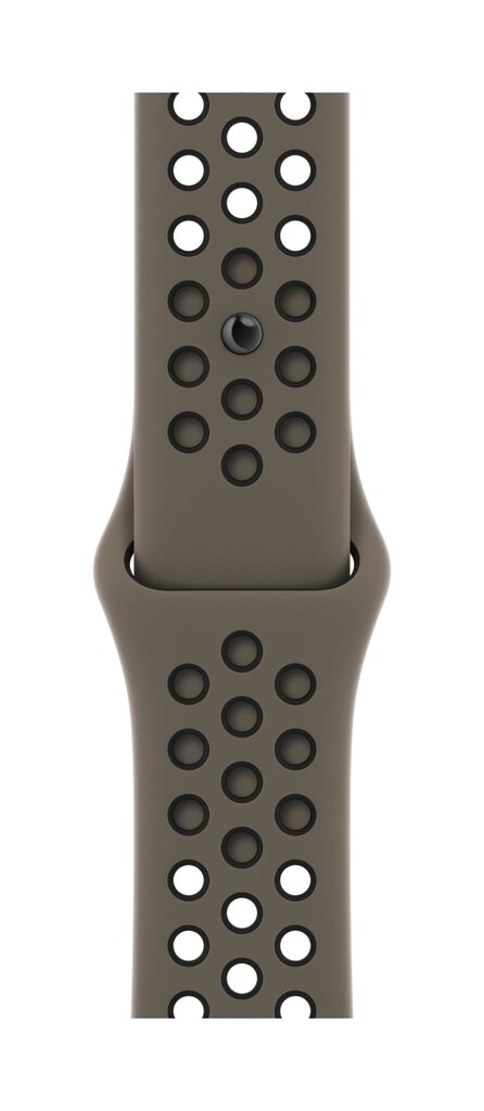 41mm Olive Grey/Black Nike Sport Band - MPGT3ZM/A hinta ja tiedot | Älykellojen ja aktiivisuusrannekkeiden lisätarvikkeet | hobbyhall.fi