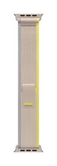 49mm Yellow/Beige Trail Loop - M/L - MQEH3ZM/A hinta ja tiedot | Älykellojen ja aktiivisuusrannekkeiden lisätarvikkeet | hobbyhall.fi