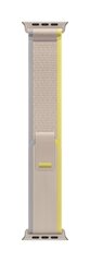 49mm Yellow/Beige Trail Loop - S/M - MQEG3ZM/A hinta ja tiedot | Älykellojen ja aktiivisuusrannekkeiden lisätarvikkeet | hobbyhall.fi