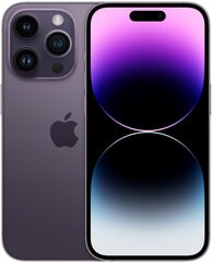 Apple iPhone 14 Pro 256GB Deep Purple MQ1F3PX/A hinta ja tiedot | Matkapuhelimet | hobbyhall.fi