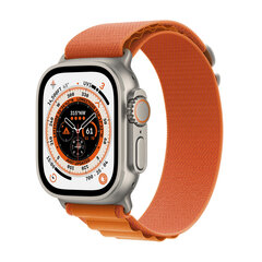 Apple Watch Ultra GPS + Cellular, 49mm titaanikuori ,Orange Alpine ranneke - Large MQFM3 hinta ja tiedot | Älykellot | hobbyhall.fi