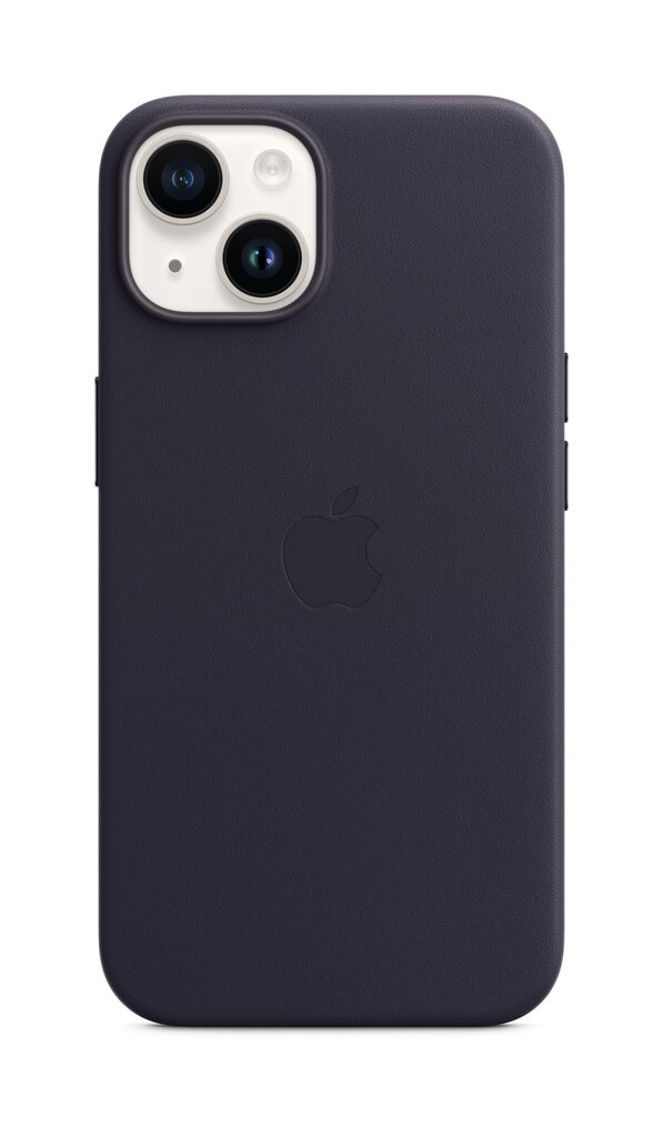 iPhone 14 Leather Case with MagSafe - Ink hinta ja tiedot | Puhelimen kuoret ja kotelot | hobbyhall.fi