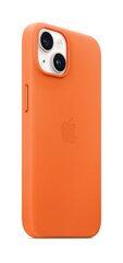 Apple Leather Case MagSafe MPP83ZM/A Orange hinta ja tiedot | Puhelimen kuoret ja kotelot | hobbyhall.fi