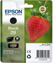 Epson alkuperäinen muste c13t29814022, t29, musta hinta ja tiedot | Mustekasetit | hobbyhall.fi